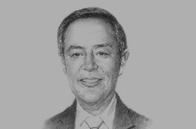 Sketch of Roberto F de Ocampo, Former Secretary of Finance, and Co-Vice-Chairman, Makati Business Club