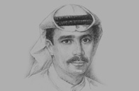 Sketch of Essa Kazim, Chairman, Dubai Financial Market (DFM), and Governor, Dubai International Finance Centre