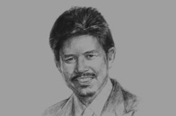 Sketch of HRH Prince Mohamed Bolkiah, Minister of Foreign Affairs and Trade