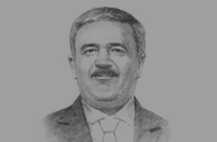 Sketch of Rövnag Abdullayev, President, SOCAR