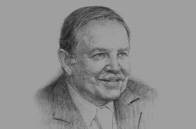 Sketch of President Abdelaziz Bouteflika