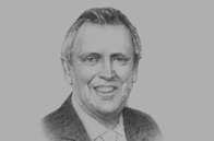 Sketch of  Jose Graña Miro Quesada, Chairman, Graña y Montero