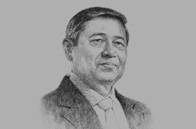 Sketch of President Susilo Bambang Yudhoyono 