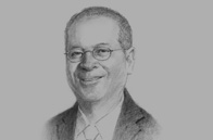 Sketch of Ramon Ang, President and COO, Philippine Airlines