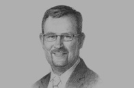 Sketch of Tim Murray, CEO, Alba