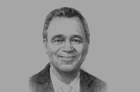 Sketch of Mark Simmonds, Parliamentary Undersecretary of State, Foreign & Commonwealth Office