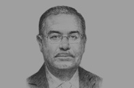 Sketch of Sherif Ismail, Minister of Petroleum