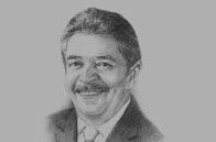 Sketch of Luiz Inácio Lula da Silva, Former President of Brazil and Honorary President, Lula Institute