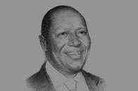 Sketch of Daniel Kablan Duncan, Prime Minister and Minister of Economy and Finance