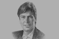 Sketch of Peter Baltussen, CEO, Commercial Bank of Dubai