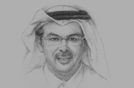 Sketch of Hamad Rashid Al Mohannadi, CEO, RasGas