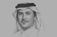 Sketch of Saad Ibrahim Al Muhannadi, President, Qatar Foundation (QF)
