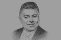 Sketch of Osama Saleh, Minister of Investment, and Chairman, General Authority for Investment and Free Zones (GAFI)