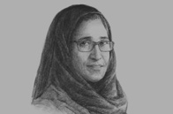Sketch of Hessa Sultan Al Jaber, Minister of Information & Communications Technology