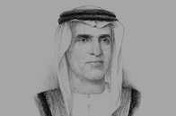 Sketch of Sheikh Saud bin Saqr Al Qasimi, Ruler of Ras Al Khaimah 