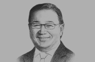Sketch of Manuel Pangilinan, Chairman, Philippine Long Distance Telephone Company (PLDT)