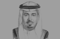 Sketch of Sultan J Shawli, Deputy Minister for Mineral Resources 