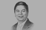 Sketch of Amando Tetangco Jr, Governor, Bangko Sentral ng Pilipinas (BSP)