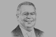 Sketch of Leopoldo Benedetti, General Manager, Colón Free Trade Zone