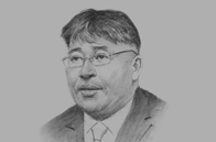 Sketch of S. Demberel, President, Mongolian National Chamber of Commerce & Industry