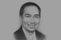 Sketch of Muhammad Lutfi, Minister of Trade