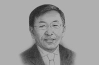 Sketch of P. Tsagaan, Chief of Staff, Office of the President