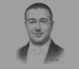 Sketch of Mohamed Boussaid, Minister of Finance
