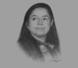 Sketch of Zahra Maafiri, Director-General, Maroc Export
