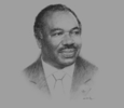 Sketch of Ali Bongo Ondimba, President of Gabon
