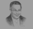 Sketch of Lahcen Haddad, Morocco Minister of Tourism
