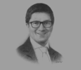 Sketch of Faysal El Hajjami, President & Managing Director for Maghreb Region, DHL Express
