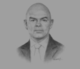 Sketch of Alain Gauvin, Partner, Lefèvre Pelletier & associés
