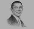 Sketch of President Barack Obama
