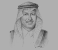 Sketch of Fahd Balghunaim, Saudi Arabia Minister of Agriculture
