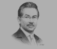 Sketch of Musa Aman, Chief Minister of Sabah 
