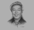 Sketch of Johnson Koh Yong Siang, Executive Director, Waterfront Urban Development
