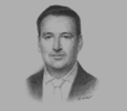 Sketch of Greg Rickford, Canadian Minister of Natural Resources
