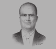 Sketch of José Darío Uribe, Governor, Central Bank of Colombia
