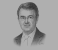 Sketch of José Alberto Vélez Cadavid, President, Grupo Argos
