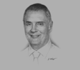 Sketch of Stuart Bowman, Country Manager & Director, Leighton PNG
