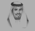 Sketch of Meshaal Jaber Al Ahmad Al Sabah, Director-General, Kuwait Direct Investment Promotion Authority (KDIPA)
