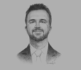 Sketch of  David Beckstead, Foreign Legal Consultant, Lehman, Lee & Xu Mongolia
