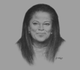 Sketch of Nina Abouna, Director-General, Agency for the Promotion of Investment and Exports
