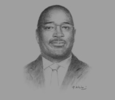 Sketch of Etienne Dieudonné Ngoubou, Minister of Petroleum and Hydrocarbons
