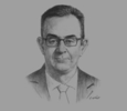 Sketch of Luis Castilla, CEO, ACCIONA Infrastructure, Water and Services 
