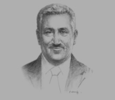 Sketch of Prime Minister Abdullah Ensour

