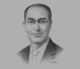 Sketch of Ibrahim Saif, Minister of Planning and International Cooperation (MoPIC)
