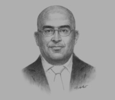 Sketch of Awni Rushoud, Investment Commissioner, Investment Commission 
