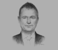 Sketch of Georg Wilfried Schmidt, Regional Director for Sub-Saharan Africa and the Sahel, German Federal Foreign Office
