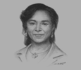 Sketch of Mona Helen K Quartey, Deputy Minister of Finance

